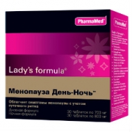 Цены на Lady's formula Ледис формула менопауза День-Ночь Киев