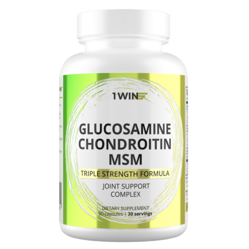 1WIN Глюкозамин+хондроитин+МСМ / Glucosamine+chondroitin+MSM капсулы массой 930 мг 90 шт