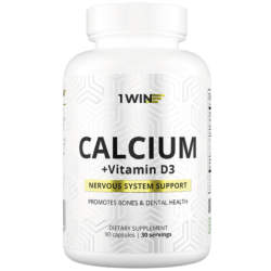 1WIN Кальций + Д3 / Calcium + D3 капсулы массой 825 мг 90 шт 1WIN Кальций + Д3 / Calcium + D3 капсулы массой 825 мг 90 шт
