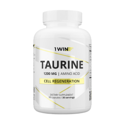 1WIN Таурин / Taurine капсулы массой 680 мг 90 шт 1WIN Таурин / Taurine капсулы массой 680 мг 90 шт