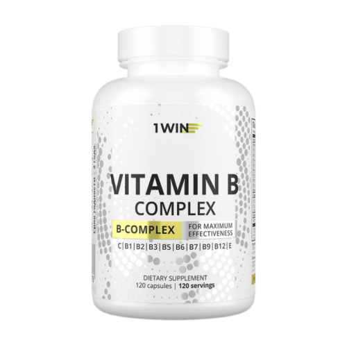 1WIN Витамины группы B/Vitamin B complex капсулы массой 470 мг 120 шт