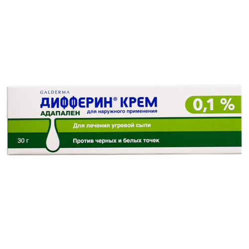Дифферин крем для наружного применения 0,1 % 30 г 1 шт Дифферин крем для наружного применения 0,1 % 30 г 1 шт