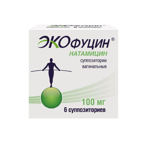 Экофуцин суппозитории вагинальные 100 мг 6 шт Экофуцин суппозитории вагинальные 100 мг 6 шт