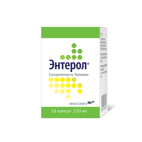 Энтерол капсулы 250 мг 10 шт Энтерол капсулы 250 мг 10 шт