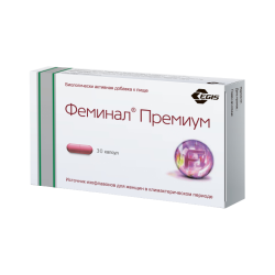 Феминал Премиум капсулы массой 221 мг 30 шт Феминал Премиум капсулы массой 221 мг 30 шт