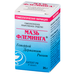 Флеминга мазь для наружного и местного применения 25 г 1 шт Флеминга мазь для наружного и местного применения 25 г 1 шт
