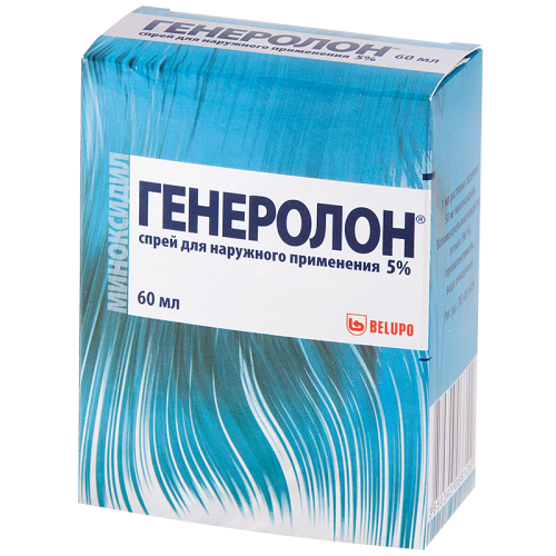 Генеролон спрей для наружного применения 5 % 60 мл 1 шт Генеролон спрей для наружного применения 5 % 60 мл 1 шт