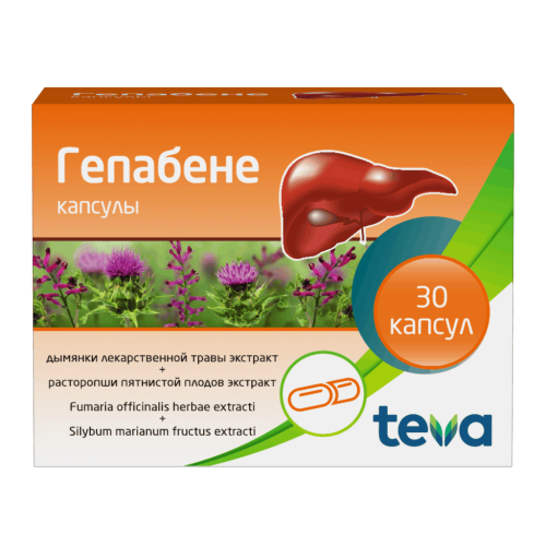 Гепабене капсулы 30 шт Гепабене капсулы 30 шт