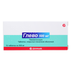 Глево таблетки покрыт.плен.об. 500 мг 10 шт Глево таблетки покрыт.плен.об. 500 мг 10 шт