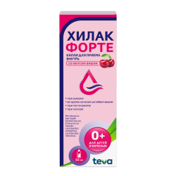 Хилак форте капли для приема внутрь со вкусом вишни 30 мл 1 шт Хилак форте капли для приема внутрь со вкусом вишни 30 мл 1 шт