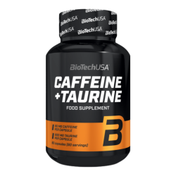 Кофеин+Таурин/Caffeine+Taurine BioTechUSA капсулы по 0,848 г 60 шт Кофеин+Таурин/Caffeine+Taurine BioTechUSA капсулы по 0,848 г 60 шт