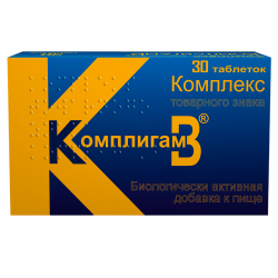 Комплигам В Комплекс таблетки массой 1000 мг 30 шт Комплигам В Комплекс таблетки массой 1000 мг 30 шт
