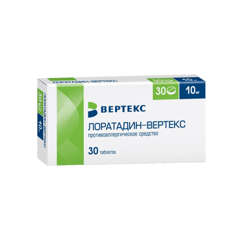 Лоратадин-Вертекс таблетки 10 мг 30 шт