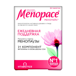 Менопейс Изофлавоны (Isoflavones Menopace) таблетки массой 1118 мг 30 шт. Менопейс Изофлавоны (Isoflavones Menopace) таблетки массой 1118 мг 30 шт.