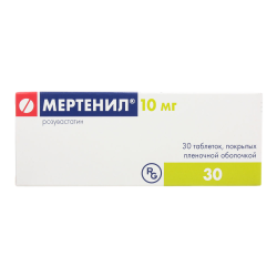 Мертенил таблетки покрыт.плен.об. 10 мг 30 шт Мертенил таблетки покрыт.плен.об. 10 мг 30 шт