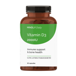 MINDLY Daily Витамин D3 2000 МЕ/Vitamin D3 2000IU мягкие желатиновые капсулы массой 720 мг 60 шт