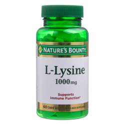 Nature's Bounty L-Лизин 1000 мг таблетки массой 1555 мг 60 шт Nature's Bounty L-Лизин 1000 мг таблетки массой 1555 мг 60 шт