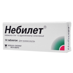 Небилет таблетки 5 мг 14 шт