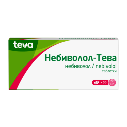Небиволол-Тева таблетки 5 мг 56 шт
