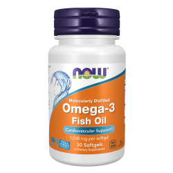Now Omega-3 Омега-3 1000 мг желатиновые капсулы массой 1382 мг 30 шт Now Omega-3 Омега-3 1000 мг желатиновые капсулы массой 1382 мг 30 шт