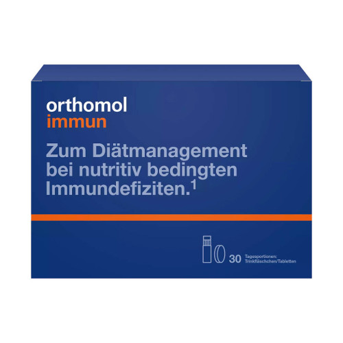 Orthomol Immun/Ортомол Иммун набор фл по 20 мл+таблетки массой 450 мг+500 мг курс 30 дней 1 уп Orthomol Immun/Ортомол Иммун набор фл по 20 мл+таблетки массой 450 мг+500 мг курс 30 дней 1 уп
