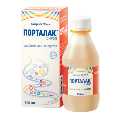 Порталак сироп 667 мг/мл 500 мл 1 шт Порталак сироп 667 мг/мл 500 мл 1 шт