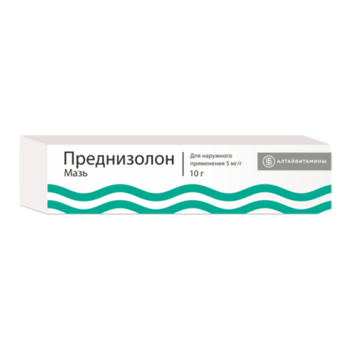 Преднизолон мазь для наружного применения 0,5 % 10 г 1 шт Преднизолон мазь для наружного применения 0,5 % 10 г 1 шт