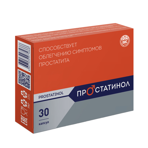 Простатинол капсулы массой 0,5 г 30 шт Простатинол капсулы массой 0,5 г 30 шт