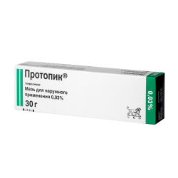 Протопик мазь для наружного применения 0,03 % 30 г 1 шт