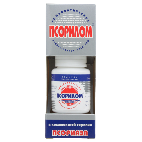 Псорилом гранулы гомеопатические 30 г 1 шт