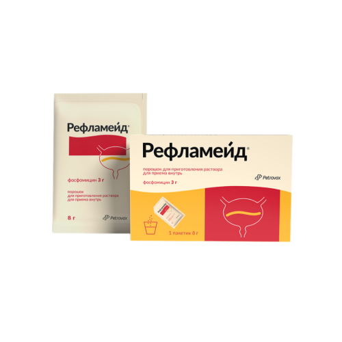 Рефламейд порошок д/приг раствора для приема внутрь 3 г пакеты по 8 г 1 шт