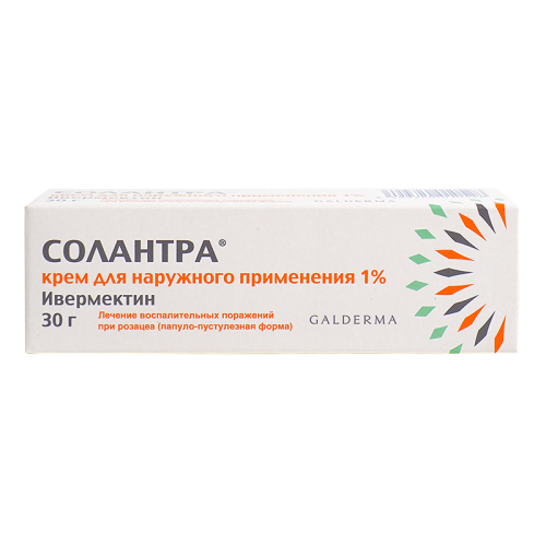 Солантра крем для наружного применения 1 % 30 г 1 шт Солантра крем для наружного применения 1 % 30 г 1 шт