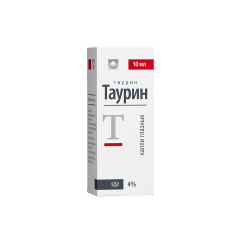Таурин капли глазные 4 % фл-кап 10 мл 1 шт