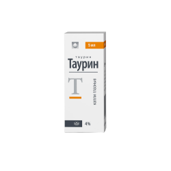 Таурин капли глазные 4 % фл-кап 5 мл 1 шт