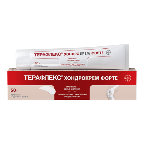 Терафлекс Хондрокрем Форте крем для наружного применения 1%+5% 50 г 1 шт