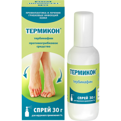 Термикон спрей для наружного применения 1 % 30 г 1 шт Термикон спрей для наружного применения 1 % 30 г 1 шт
