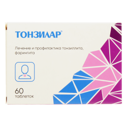 Тонзилар таблетки подъязычные 60 шт Тонзилар таблетки подъязычные 60 шт