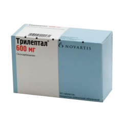 Трилептал таблетки покрыт.плен.об. 600 мг 50 шт Трилептал таблетки покрыт.плен.об. 600 мг 50 шт
