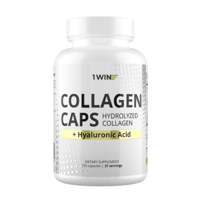 1WIN Коллаген с витамином С и гиалуроновой кислотой / Сollagen with Vitamin C and Hyaluronic acid капсулы массой 440 мг 155 шт