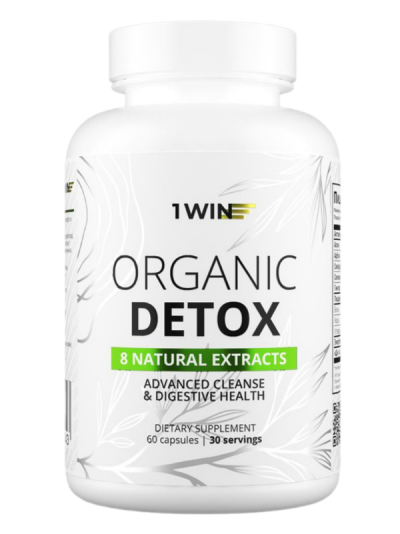 1WIN Органик детокс / Organic detox капсулы массой 460 мг 60 шт