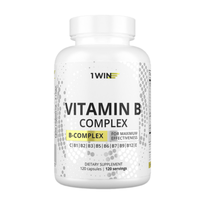 1WIN Витамины группы B/Vitamin B complex капсулы массой 470 мг 120 шт