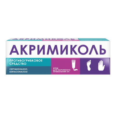 Акримиколь крем для наружного применения 2 % 30 г 1 шт