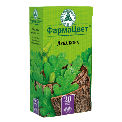 Дуба кора фильтр-пакеты 1,5 г 20 шт