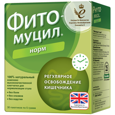 Фитомуцил Норм пакетики по 5 г 30 шт