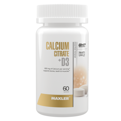 Maxler Кальций Цитрат+D3/Calcium Citrate+D3 таблетки по 1700 мг 60 шт