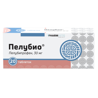 Пелубио таблетки 30 мг 20 шт