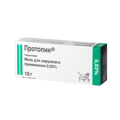 Протопик мазь для наружного применения 0,03 % 10 г 1 шт