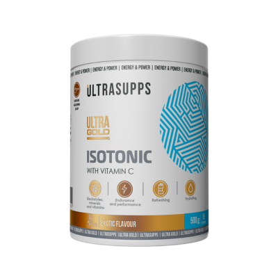 Ultrasupps Ультра Голд Изотоник / Ultra Gold Isotonic Exotic со вкусом экзотический порошок массой 500 г 1 шт