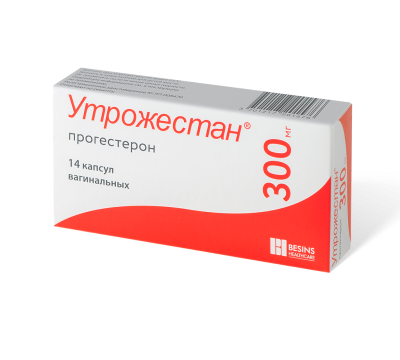 Утрожестан капсулы вагинальные 300 мг 14 шт